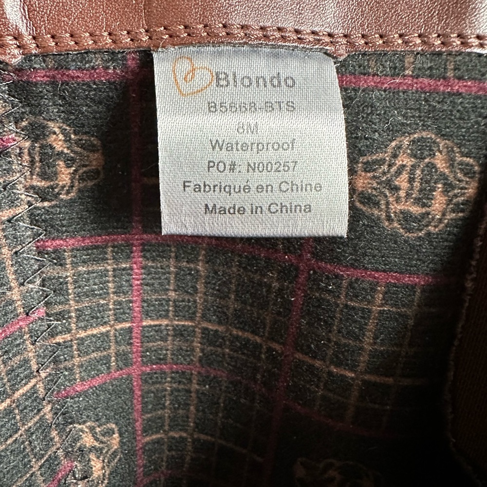 Blondo Brown Heeled Boots - Picture 4 of 12